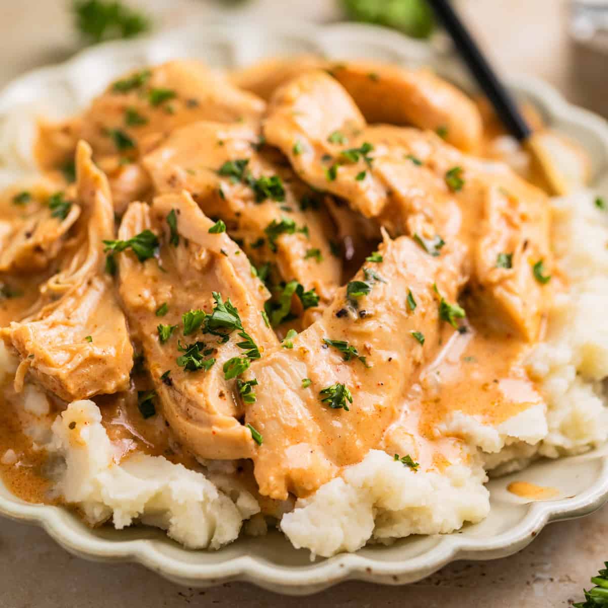 Crock Pot Honey Mustard Chicken with Creamy Dijon Sauce