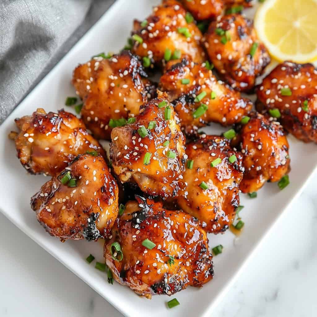 Crockpot Honey Garlic Chicken Thighs With Sweet-Savory Soy Sauce