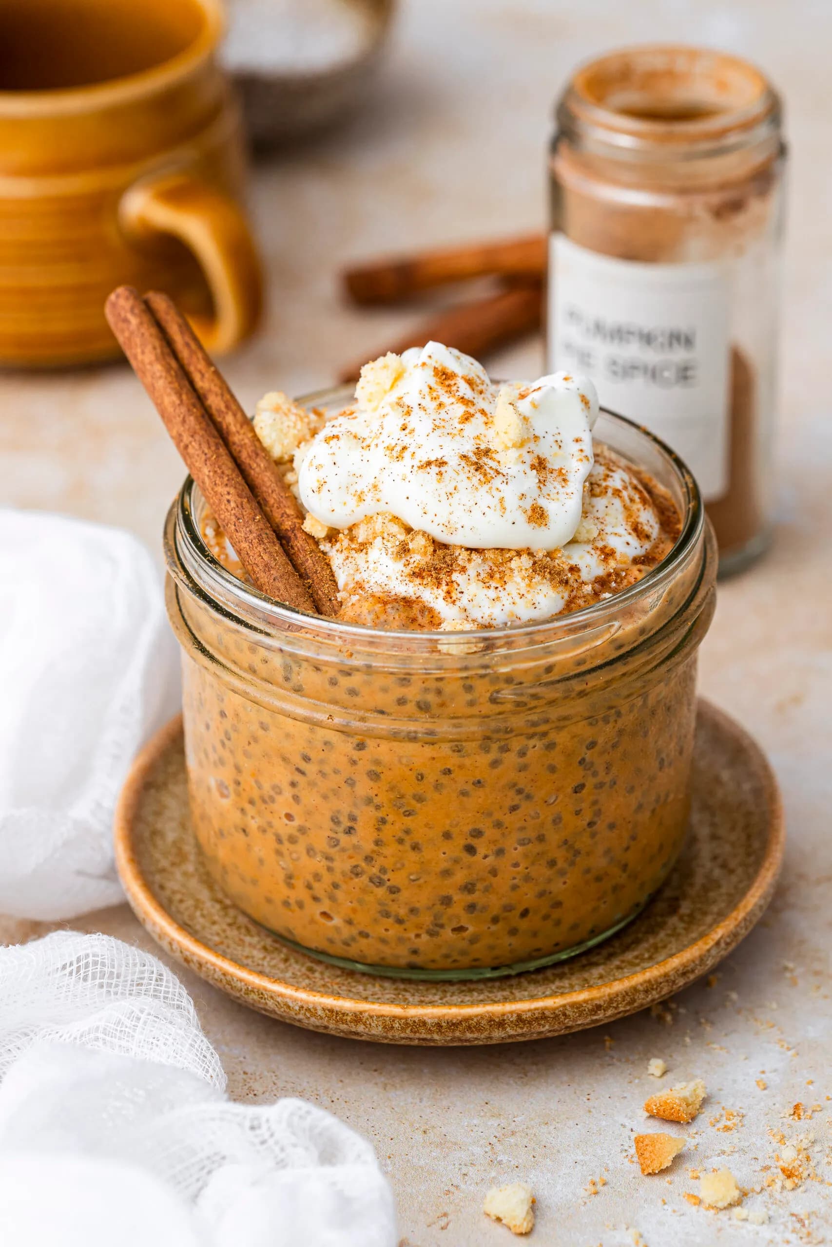 Pumpkin Pie Greek Yogurt Chia Pudding: Creamy Make-Ahead Breakfast